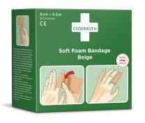 Snogg Cederroth Soft Foam Bandage Beige 6 cm x 4,5 m 1 stuk