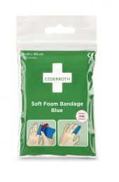 Snogg Cederroth Soft Foam Bandage Blauw – Zakformaat 6×40 cm 1 stuk