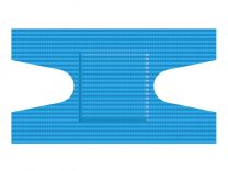 Detectaplast Superstretch Waterbestendig Elastische Blauwe Kneukelpleister 68 x 38 mm - 50 stuks