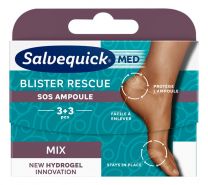 SalvequickMed Blister Rescue Mix 6 st/doosje