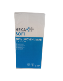 HEKA Soft Non-woven kompres 10 x 5 cm niet steriel - 4 lagen 200 st/pc