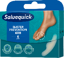Salvequick Blister Prevention Tenen 6 st/doosje