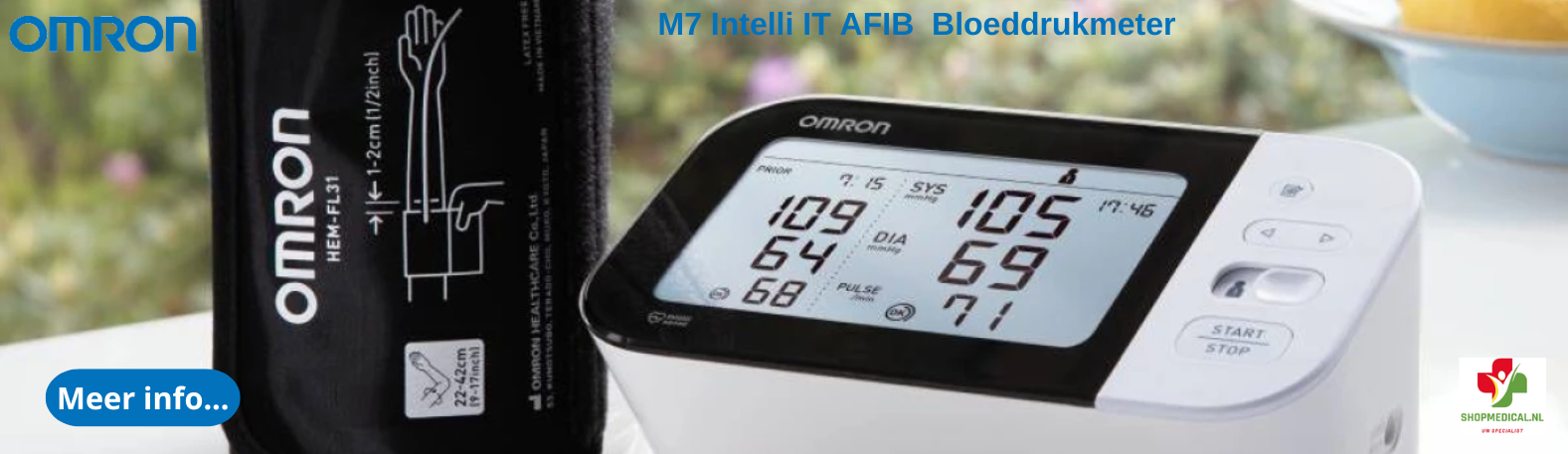 Omron M7 Intelli IT AFIB Bloeddrukmeter